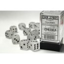 Chessex 16mm d6 with pips Dice Blocks (12 Dice) - Frosted...