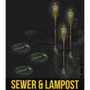 Batman Miniature Game: Sewer & Lamppost Resin Set (EN)