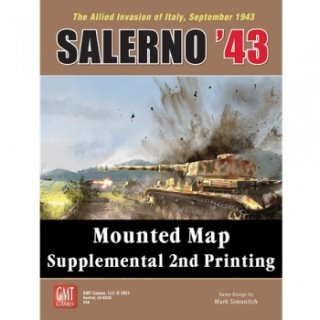 Salerno 43: Mounted Map Supplemental 2nd Printing (EN)