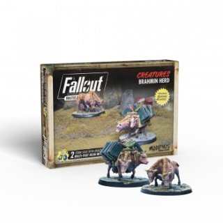 Fallout - Wasteland Warfare: Creatures - Brahim Herd (EN)