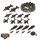 Dystopian Wars: Black Wolf Battlefleet Set (EN)