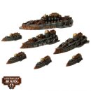 Dystopian Wars: Oriflamme Battlefleet Set (EN)