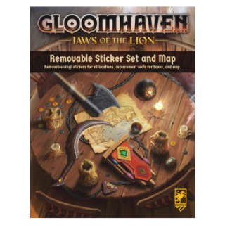 Gloomhaven: Jaws of the Lion - Removable Sticker Set & Map (EN)