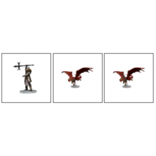D&D Icons of the Realms: Dragonlance Kensaldi on Red Dragon (Set 25) (EN)