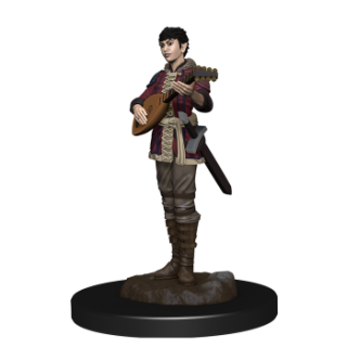D&D Icons of the Realms: Premium Painted Figure - Half-Elf Bard Female (6 Units)