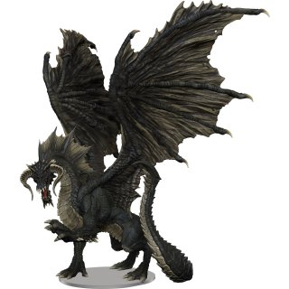 D&D Icons of the Realms: Adult Black Dragon Premium Figure (EN)