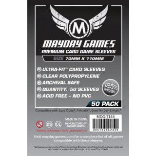 Card Sleeves - 70 x 110mm - Premium - Lost Cities -50 Stück