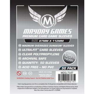 Card Sleeves - 87 x 112mm - Premium - Munchkin Dungeon - 50 Stück