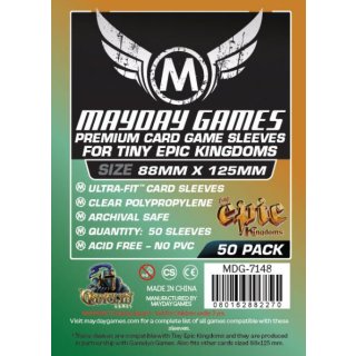 Card Sleeves - 88 x 125mm - Premium - Tiny Epic Kingdoms - 50 Stück