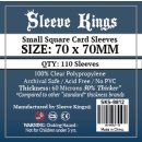 Card Sleeves - 70 x 70mm - Sleeve Kings - Small Square -...