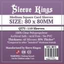 Card Sleeves - 80 x 80mm - Sleeve Kings - Medium Square -...