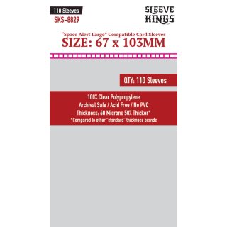 Card Sleeves - 41 x 63mm - Sleeve Kings - Mini USA - 55 Stück - 90 Micronss