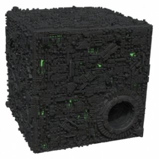 Star Trek: Attack Wing - Borg Cube with Sphere Port Premium Figure (EN)
