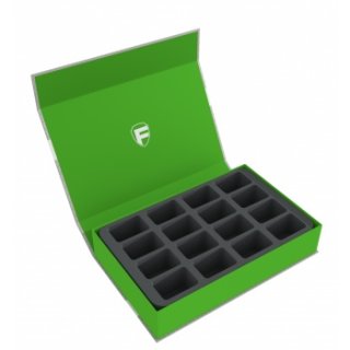 Feldherr Magnetic Box green for 16 Blood Bowl Miniatures - 2016 Edition