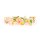 Handcrafted Sharp Edge Resin Dice Set: Chrysanthemum with Pink Numbers