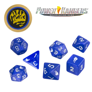 Power Rangers RPG: Dice Set Blue