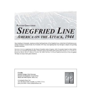 Panzer Grenadier: Siegfried Line (EN)