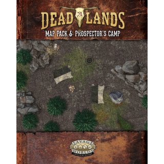Savage Worlds: Deadlands The Weird West - Map Pack 6 Prospectors Camp (EN)