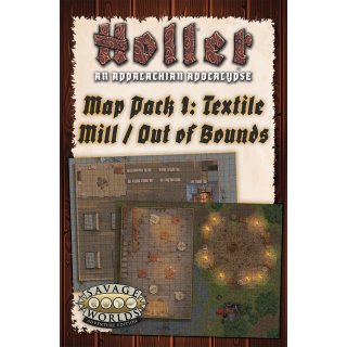 Holler RPG: An Appalachian Apocalypse Map Pack 1 Textile Mill & Out of Bounds (EN)