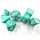 Chessex Marble Mini-Polyhedral 7-Die Set - Oxi-Copper/white