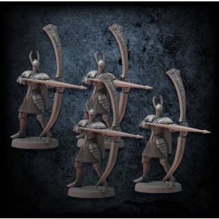 Dark Souls RPG: Silver Knight Greatbowmen Miniature Set (EN)