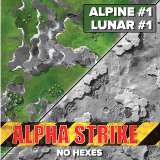 BattleTech: Neoprene Battle Mat Alpha Strike Alpine/Lunar (EN)