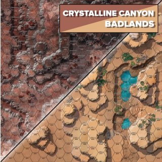 BattleTech: Neoprene Battle Mat Alien Worlds Crystalline Canyon/Badlands (EN)