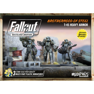 Fallout - Wasteland Warfare: Brotherhood of Steel - Heavy Armour T45 (EN)