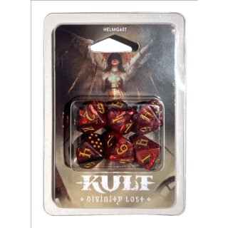Kult RPG: Divinity Lost - Dice Set Inferno Edition (EN)