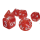 Munchkin: Polyhedral Dice Set Red/White