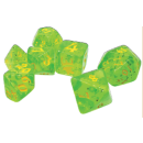 Munchkin: Polyhedral Dice Set Green/Yellow