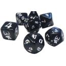 Munchkin: Polyhedral Dice Set Black White