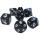 Munchkin: Polyhedral Dice Set Black White