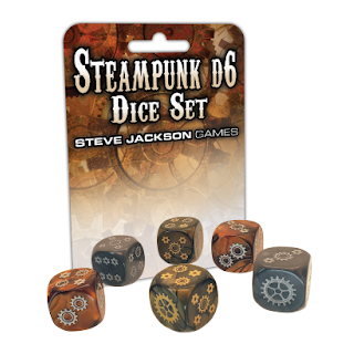 Steampunk D6 Dice Set