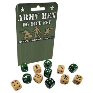 Army Men D6 Dice Set