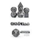 Metal & Enamel Dice Set (7) Knight