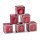 D6 - Metal & Enamel Dice Set (12) Rose & Gunmetal