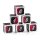 D6 - Metal & Enamel Dice Set (12) Spider