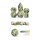 Metal & Enamel Dice Set (7) Island