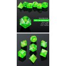 Sharp Edge Dice Set (7) Kryptonite