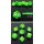 Sharp Edge Dice Set (7) Kryptonite