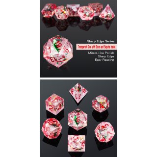 Sharp Edge Dice Set (7) Holiday