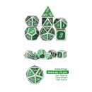 Metal & Enamel Dice Set (7) Recycle