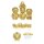 Hollow Dice Set (7) Kraken Gold & Blue