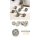 Hollow Orb Dice Set (7) Dragon Silver & Gold