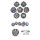 Hollow Orb Dice Set (7) Dragon Iridescence