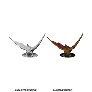 D&D Nolzurs Marvelous Miniatures: W9 Young Brass Dragon
