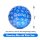 D100 Dice Blue Glitter