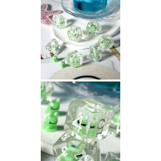 Resin Dice Set (7) Frog