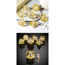 Resin Dice Set (7) Honey Bear